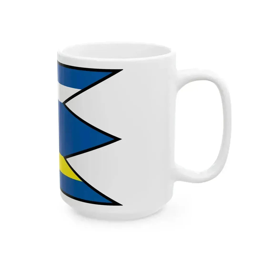 Cechy Nove Zamky Flag (Slovakia) White Coffee Mug - Go Mug Yourself