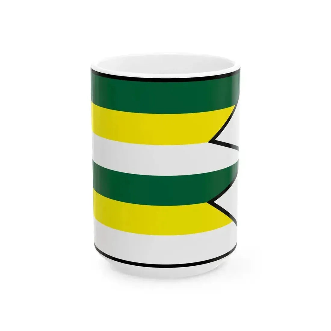 Cechynce Nitra Flag (Slovakia) White Coffee Mug 15oz - Go Mug Yourself