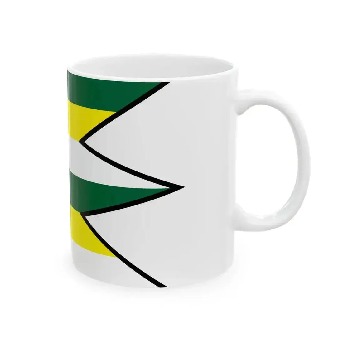 Cechynce Nitra Flag (Slovakia) White Coffee Mug - Go Mug Yourself