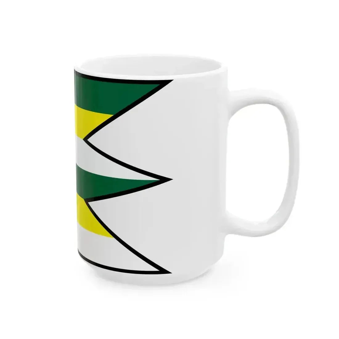 Cechynce Nitra Flag (Slovakia) White Coffee Mug - Go Mug Yourself