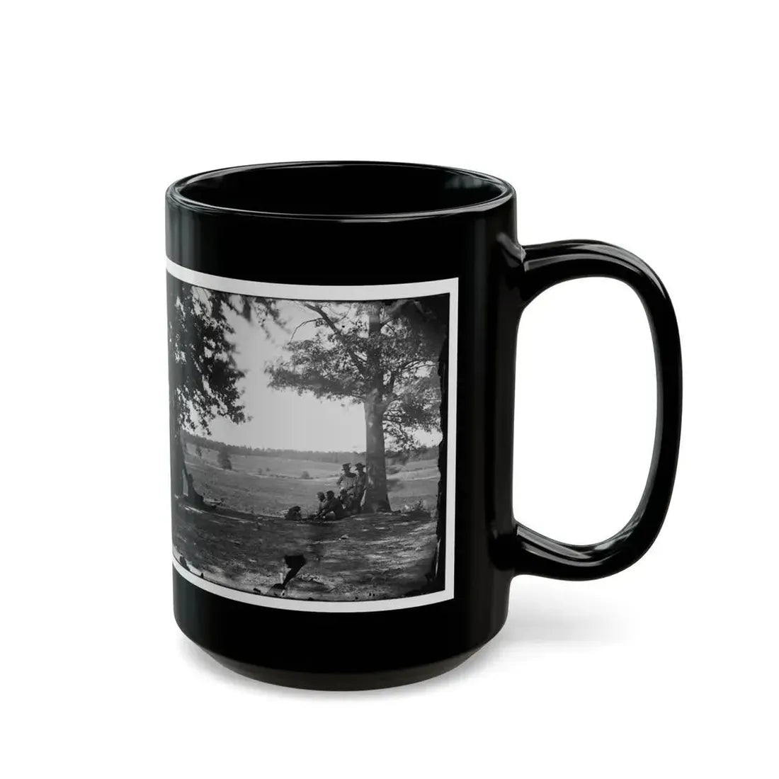 Cedar Mountain, Va. Battlefield Viewed From The West (U.S. Civil War) Black Coffee Mug - Go Mug Yourself