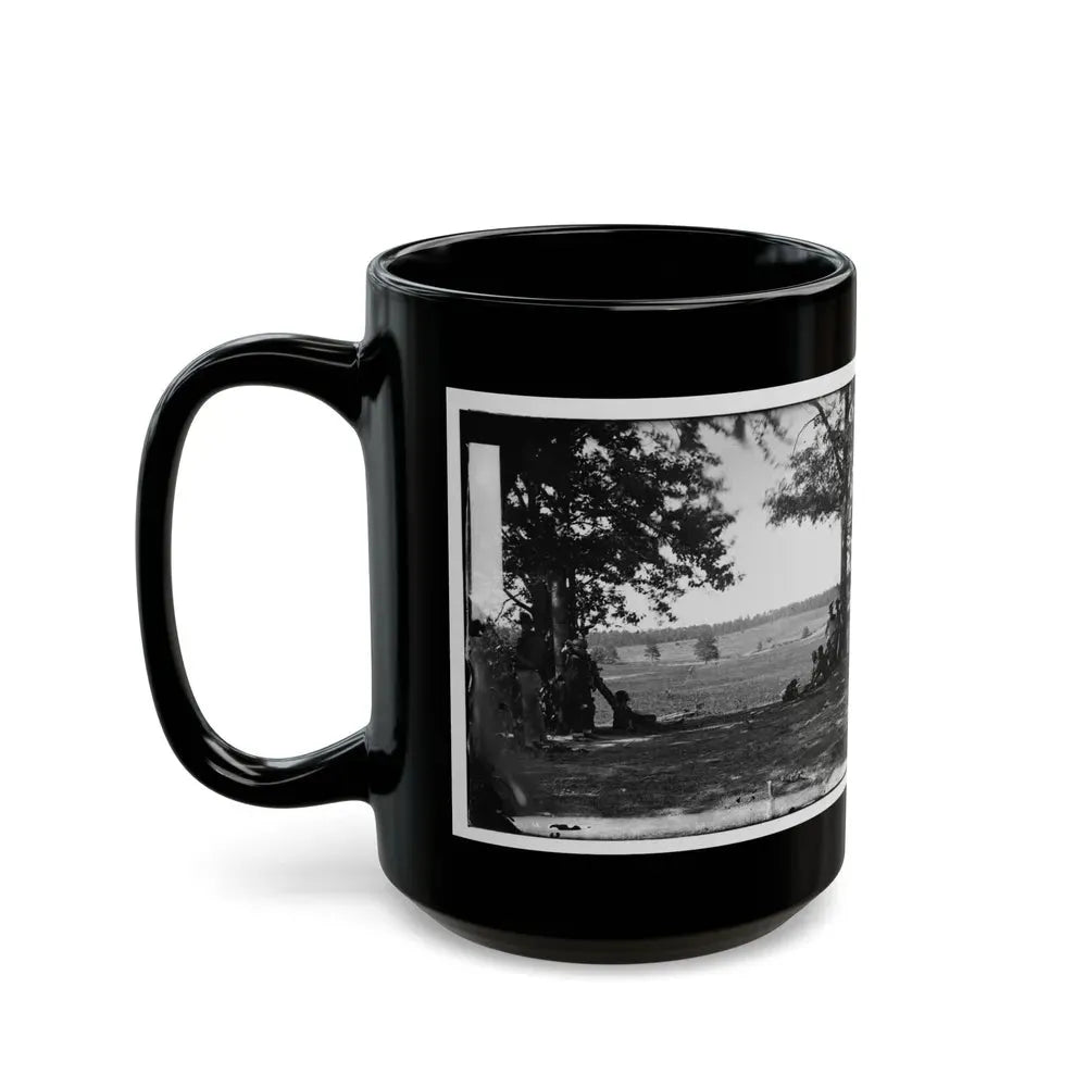 Cedar Mountain, Va. Battlefield Viewed From The West (U.S. Civil War) Black Coffee Mug - Go Mug Yourself