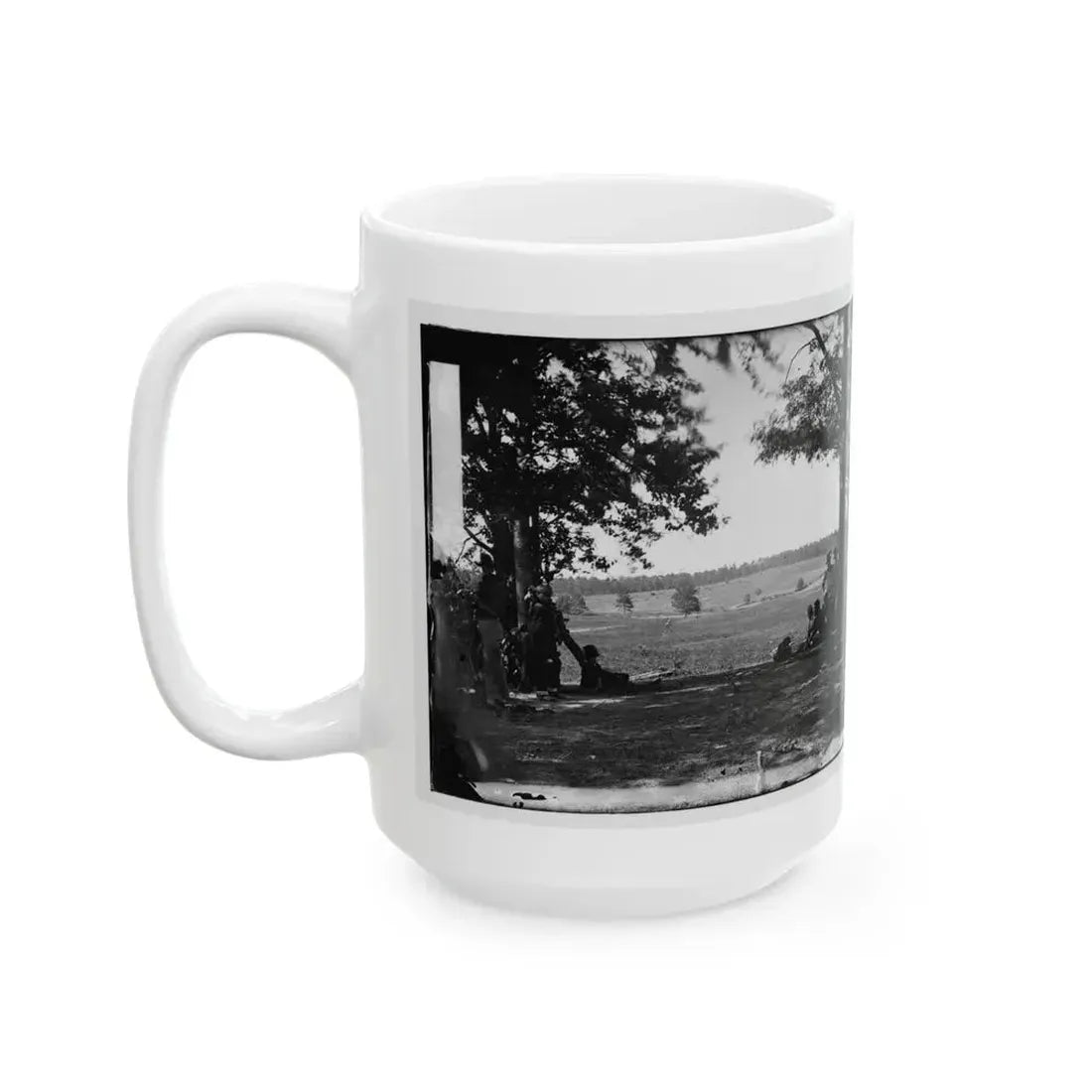 Cedar Mountain, Va. Battlefield Viewed From The West (U.S. Civil War) White Coffee Mug - Go Mug Yourself