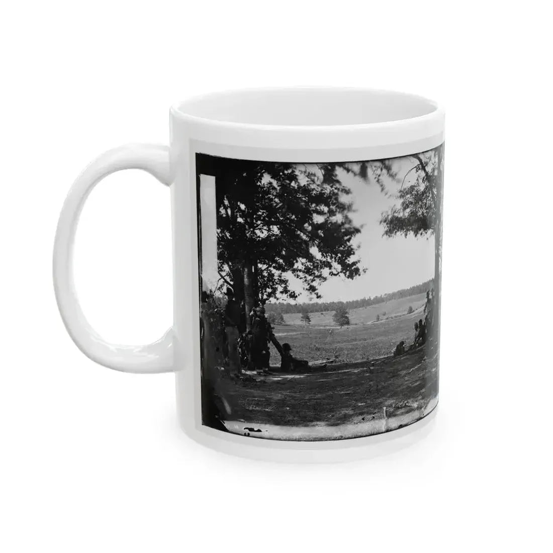 Cedar Mountain, Va. Battlefield Viewed From The West (U.S. Civil War) White Coffee Mug - Go Mug Yourself