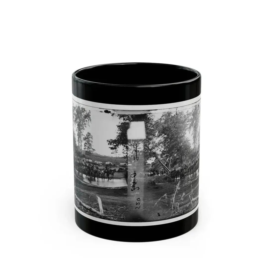 Cedar Mountain, Va. Federal Battery Fording A Tributary Of The Rappahannock On The Day Of Battle (U.S. Civil War) Black Coffee Mug 11oz - Go Mug Yourself