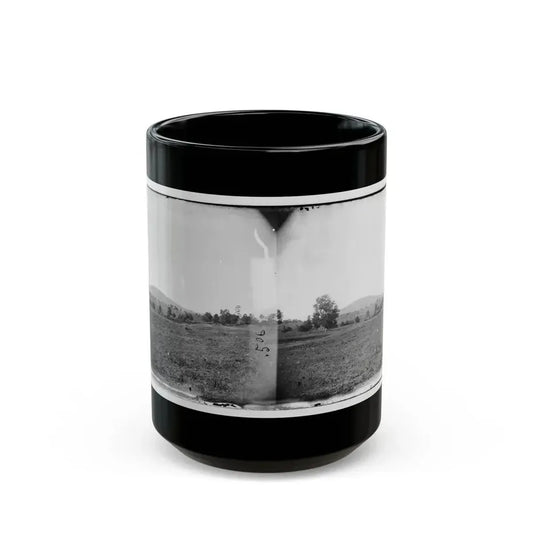 Cedar Mountain, Va. View Of Battlefield With The Mountain In The Distance (U.S. Civil War) Black Coffee Mug 15oz - Go Mug Yourself