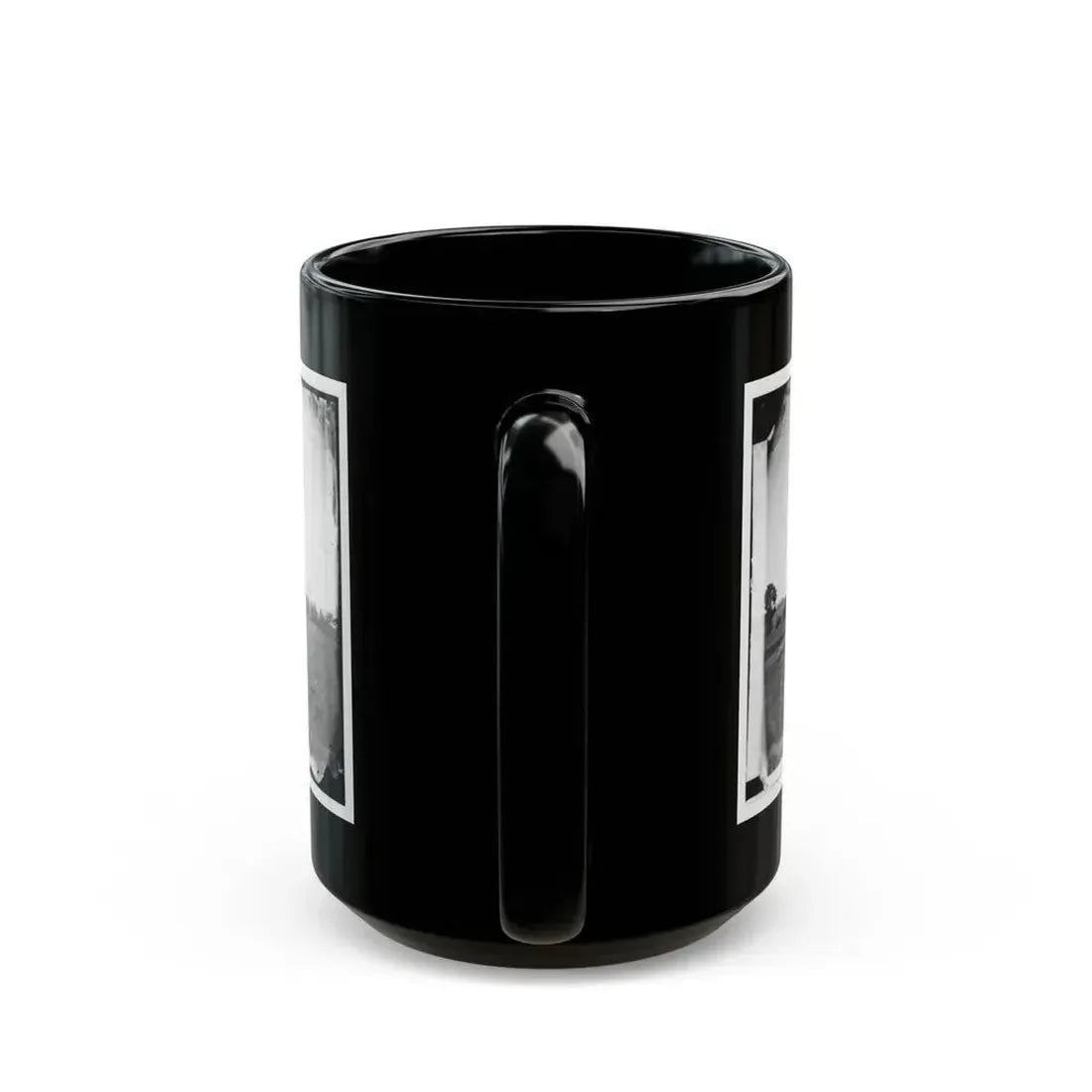Cedar Mountain, Va. View Of Battlefield With The Mountain In The Distance (U.S. Civil War) Black Coffee Mug - Go Mug Yourself