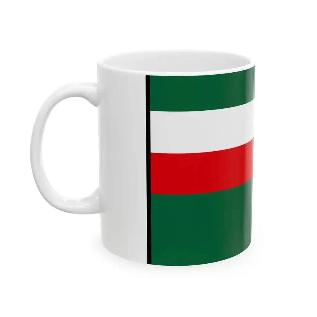 Cejkov Trebisov Flag (Slovakia) White Coffee Mug - Go Mug Yourself