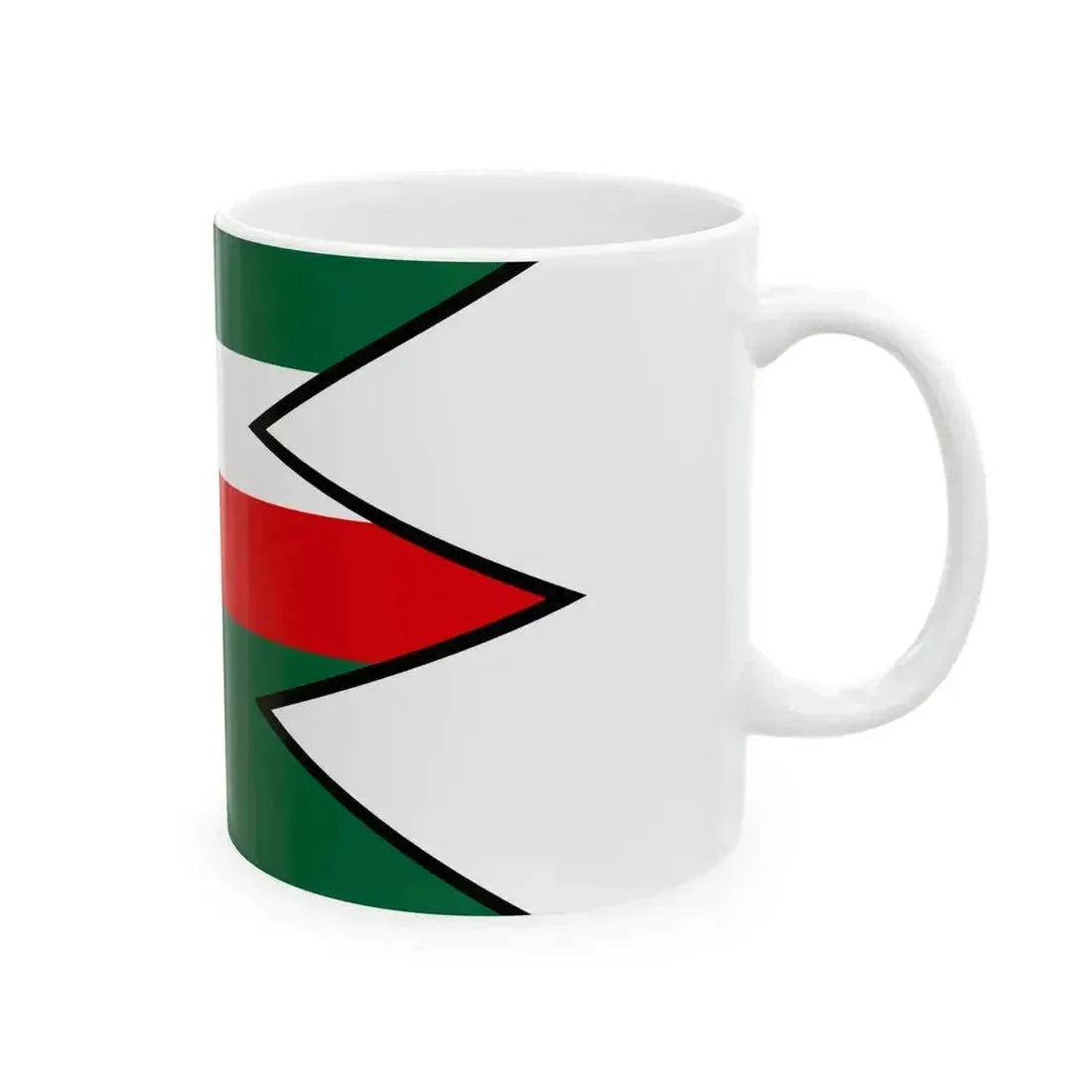 Cejkov Trebisov Flag (Slovakia) White Coffee Mug - Go Mug Yourself