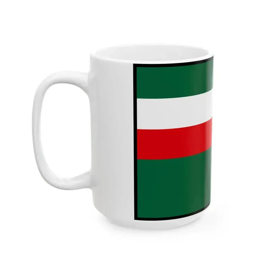Cejkov Trebisov Flag (Slovakia) White Coffee Mug - Go Mug Yourself