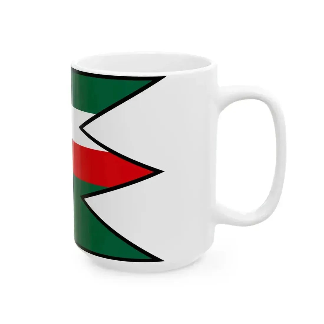 Cejkov Trebisov Flag (Slovakia) White Coffee Mug - Go Mug Yourself
