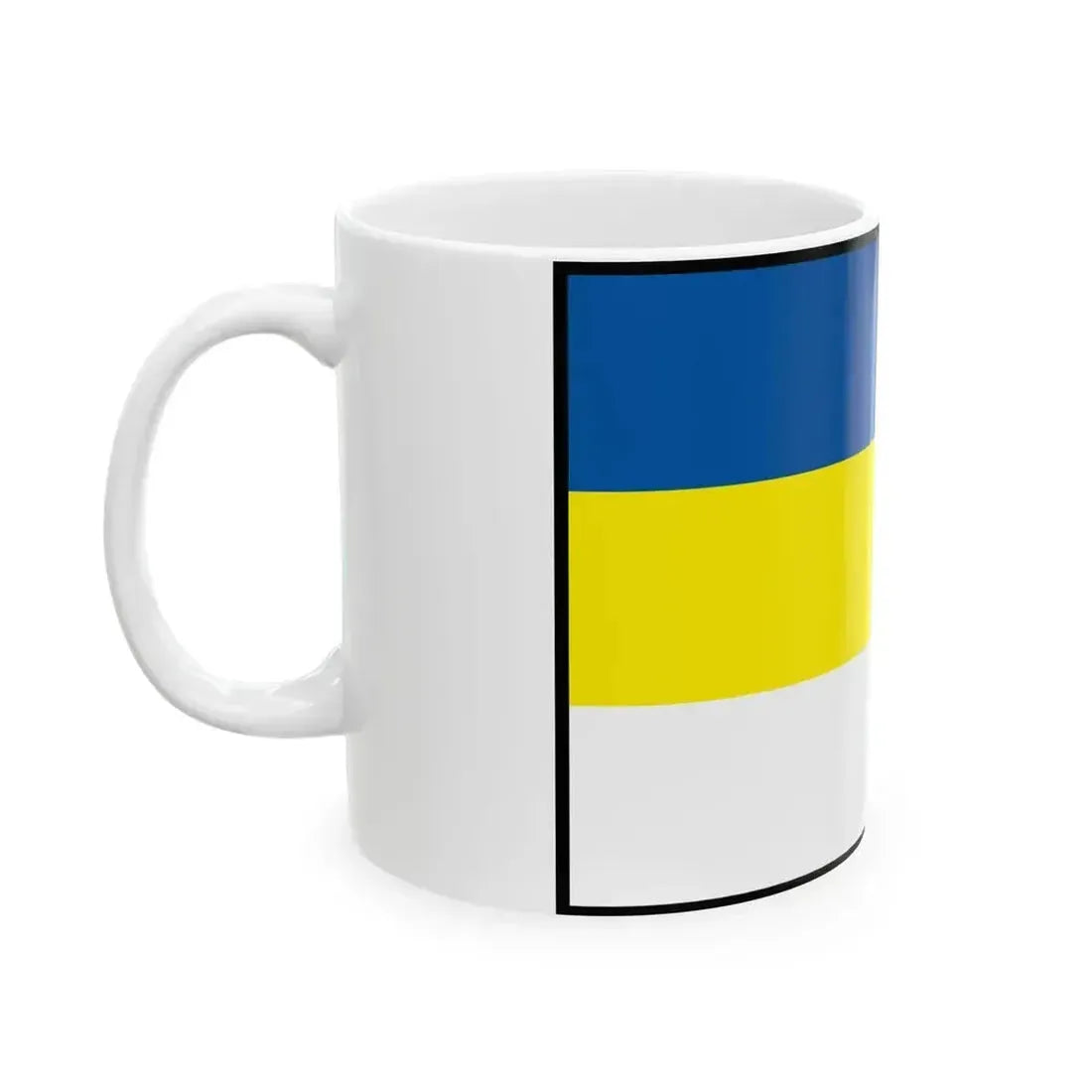 Cekovce Krupina Flag (Slovakia) White Coffee Mug - Go Mug Yourself