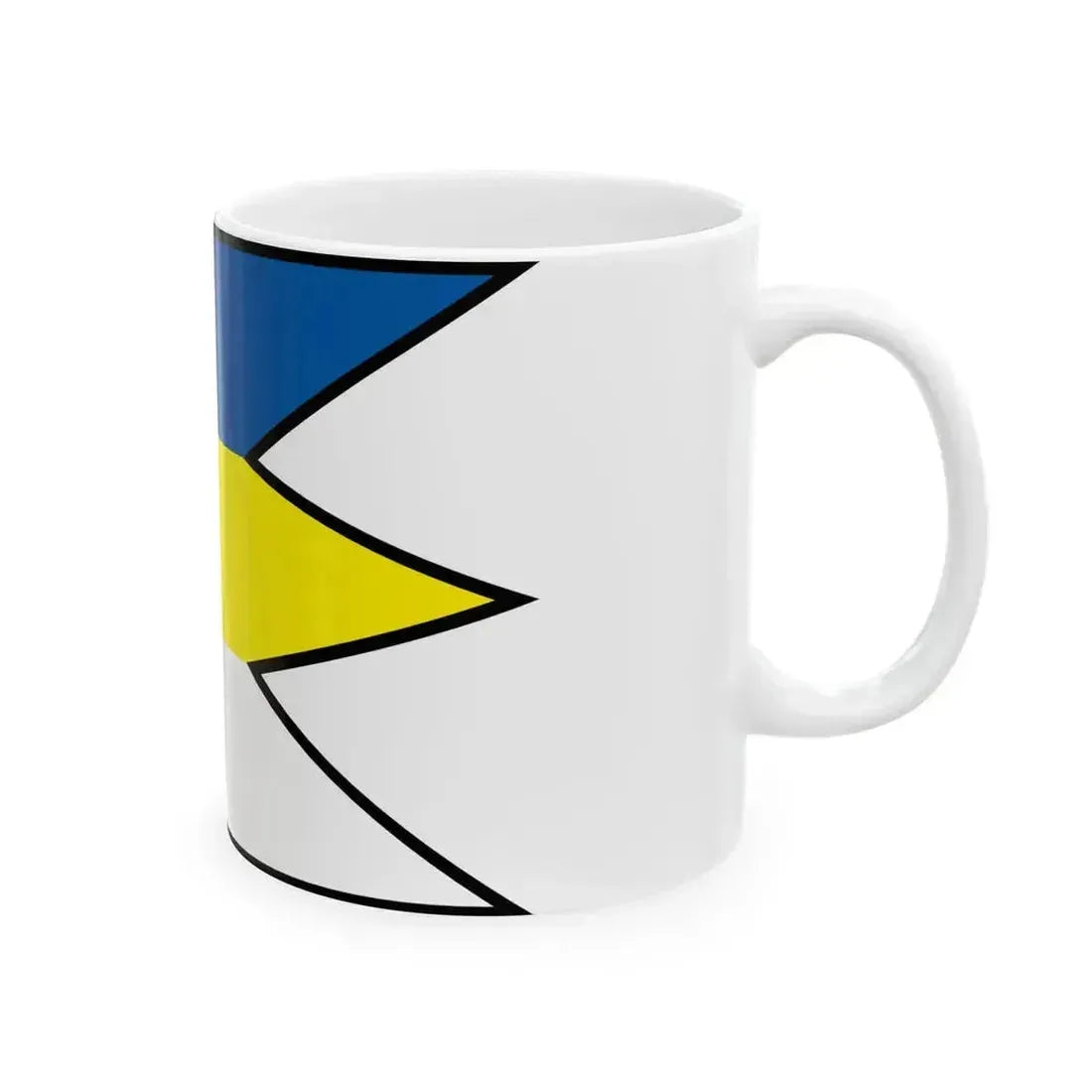 Cekovce Krupina Flag (Slovakia) White Coffee Mug - Go Mug Yourself