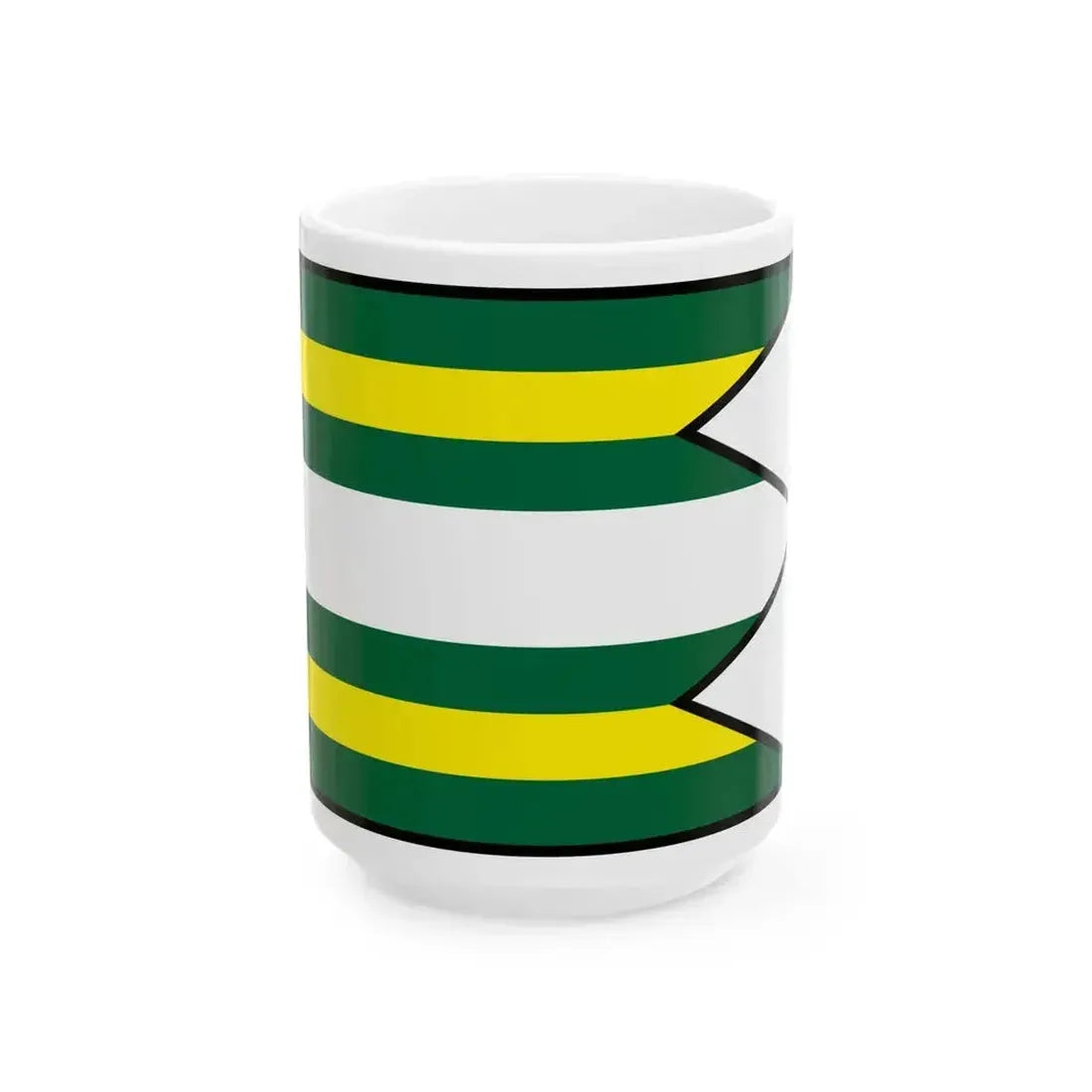 Celadice Nitra Flag (Slovakia) White Coffee Mug 15oz - Go Mug Yourself