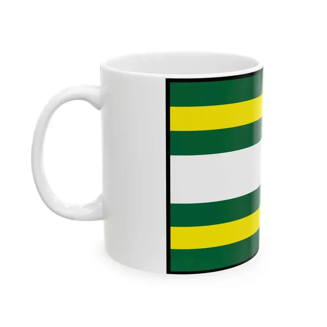 Celadice Nitra Flag (Slovakia) White Coffee Mug - Go Mug Yourself