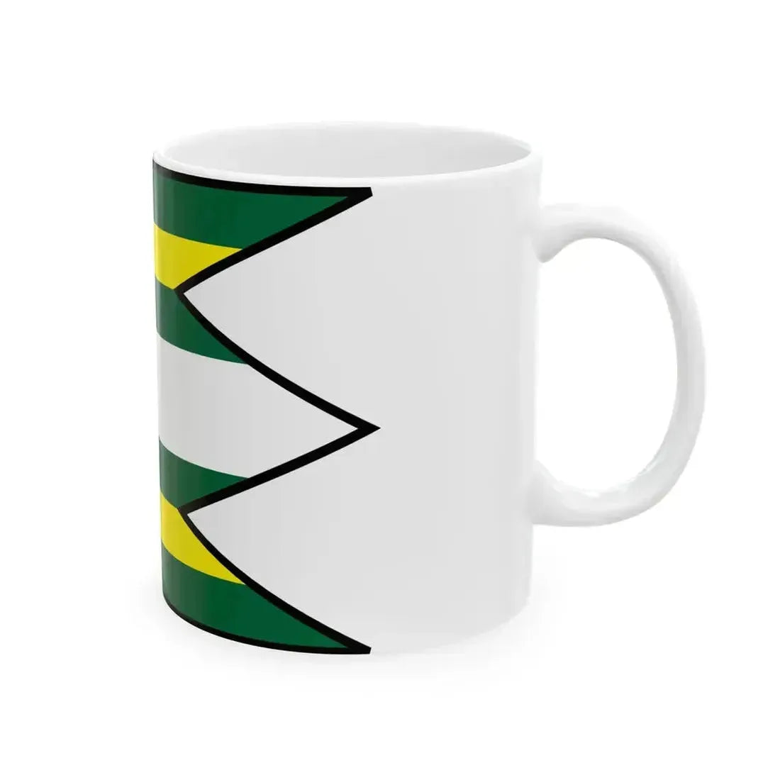 Celadice Nitra Flag (Slovakia) White Coffee Mug - Go Mug Yourself