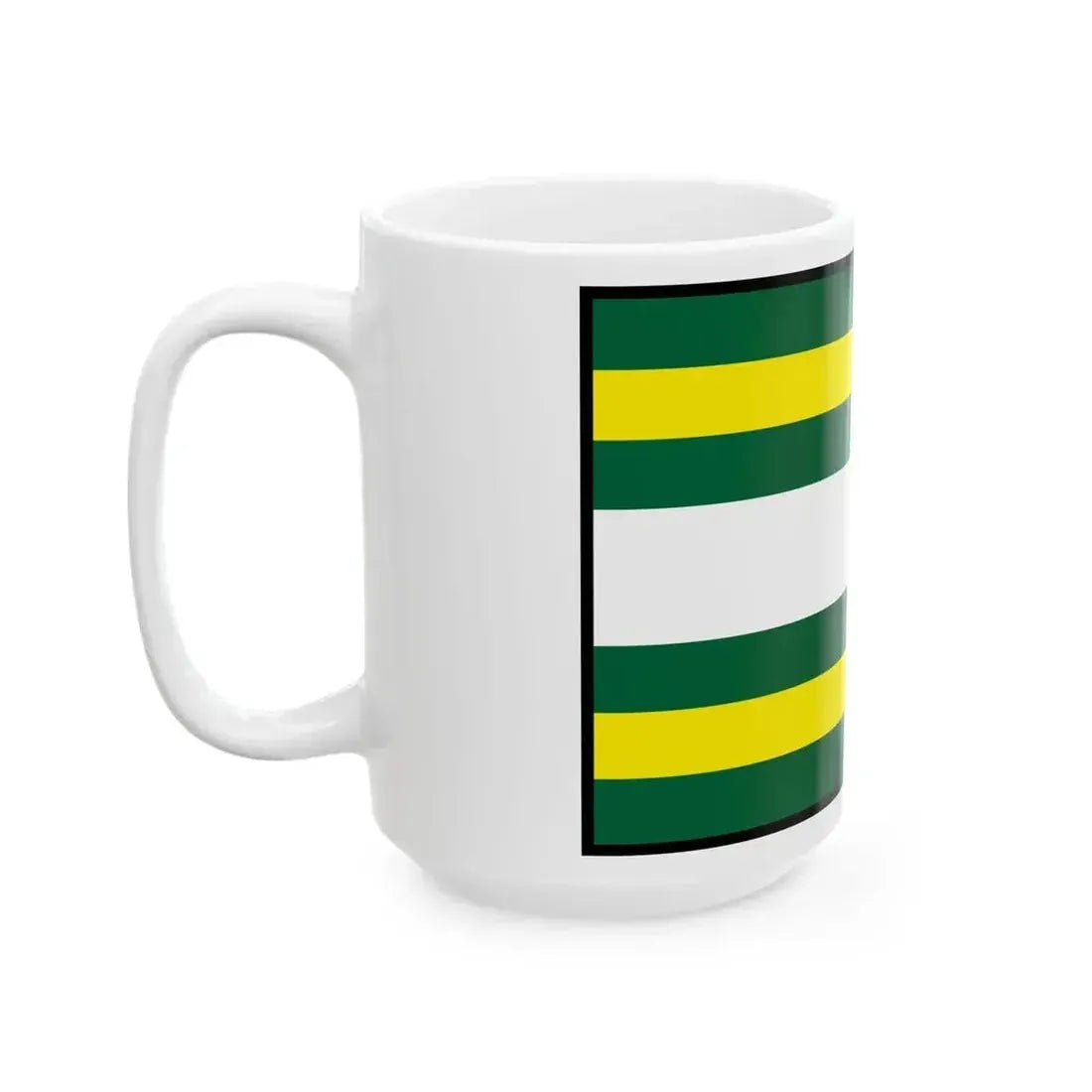 Celadice Nitra Flag (Slovakia) White Coffee Mug - Go Mug Yourself