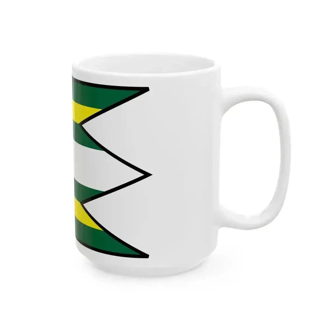 Celadice Nitra Flag (Slovakia) White Coffee Mug - Go Mug Yourself