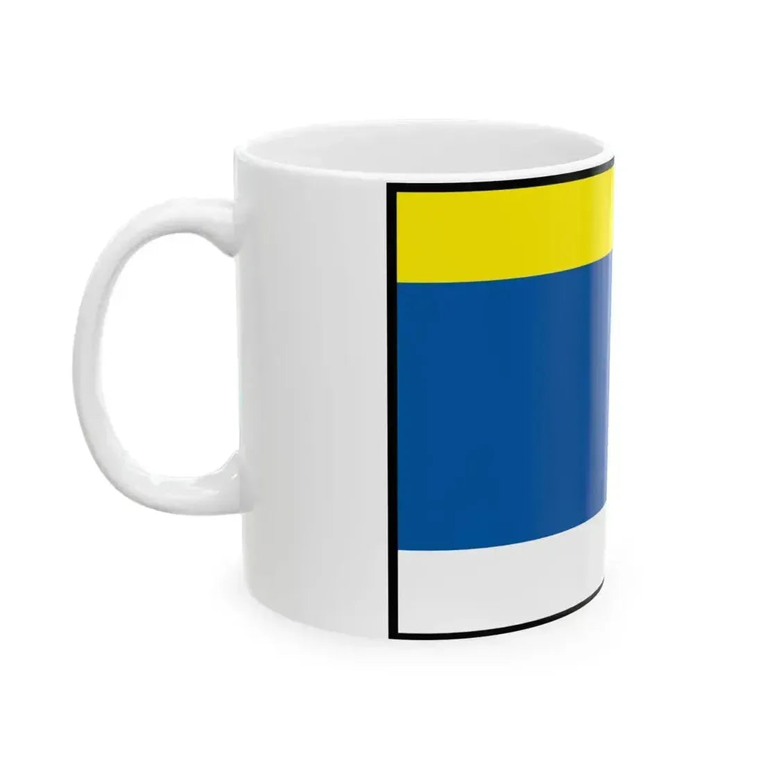 Celadince Topolcany Flag (Slovakia) White Coffee Mug - Go Mug Yourself