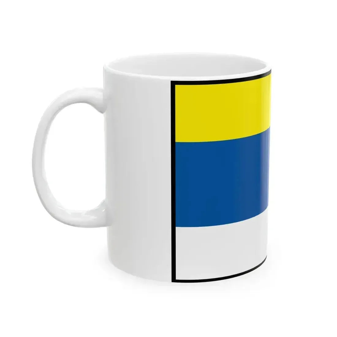 Celare Velky Krtis Flag (Slovakia) White Coffee Mug - Go Mug Yourself