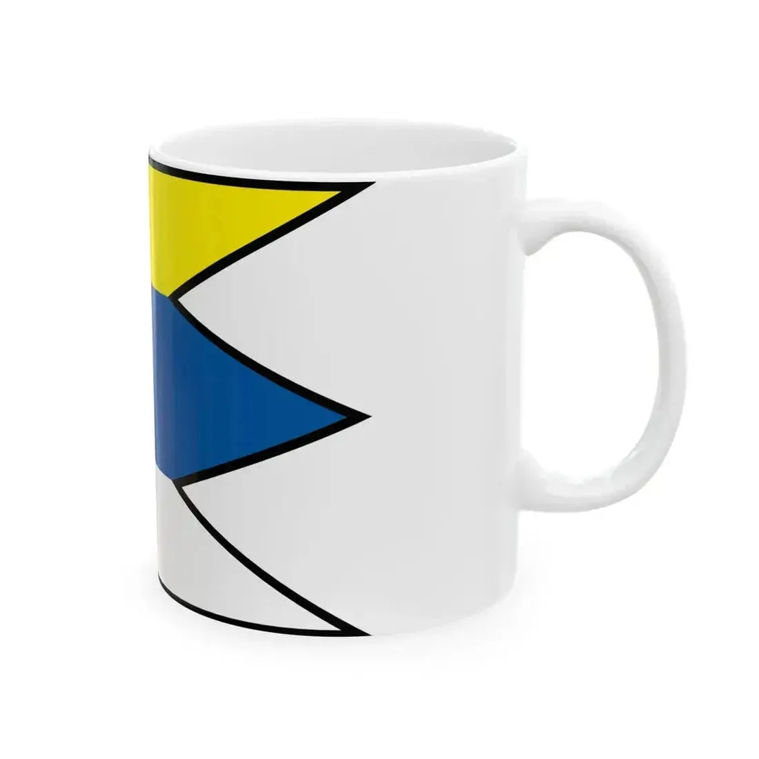 Celare Velky Krtis Flag (Slovakia) White Coffee Mug - Go Mug Yourself
