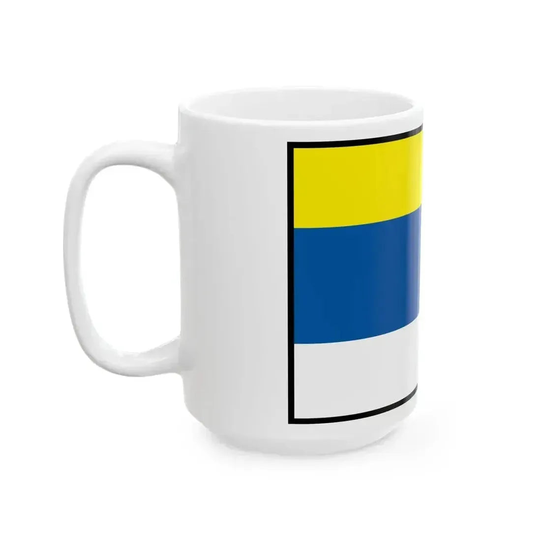 Celare Velky Krtis Flag (Slovakia) White Coffee Mug - Go Mug Yourself