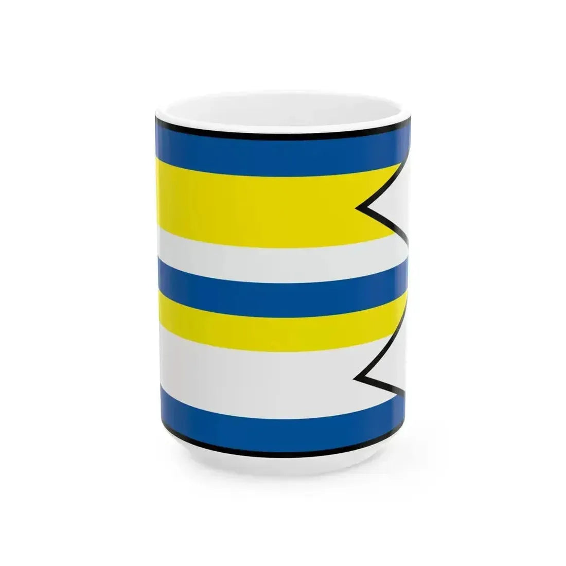Celovce Presov Flag (Slovakia) White Coffee Mug 15oz - Go Mug Yourself