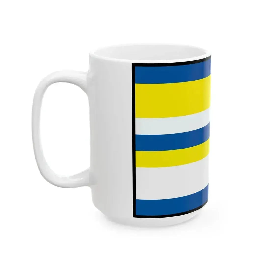 Celovce Presov Flag (Slovakia) White Coffee Mug - Go Mug Yourself