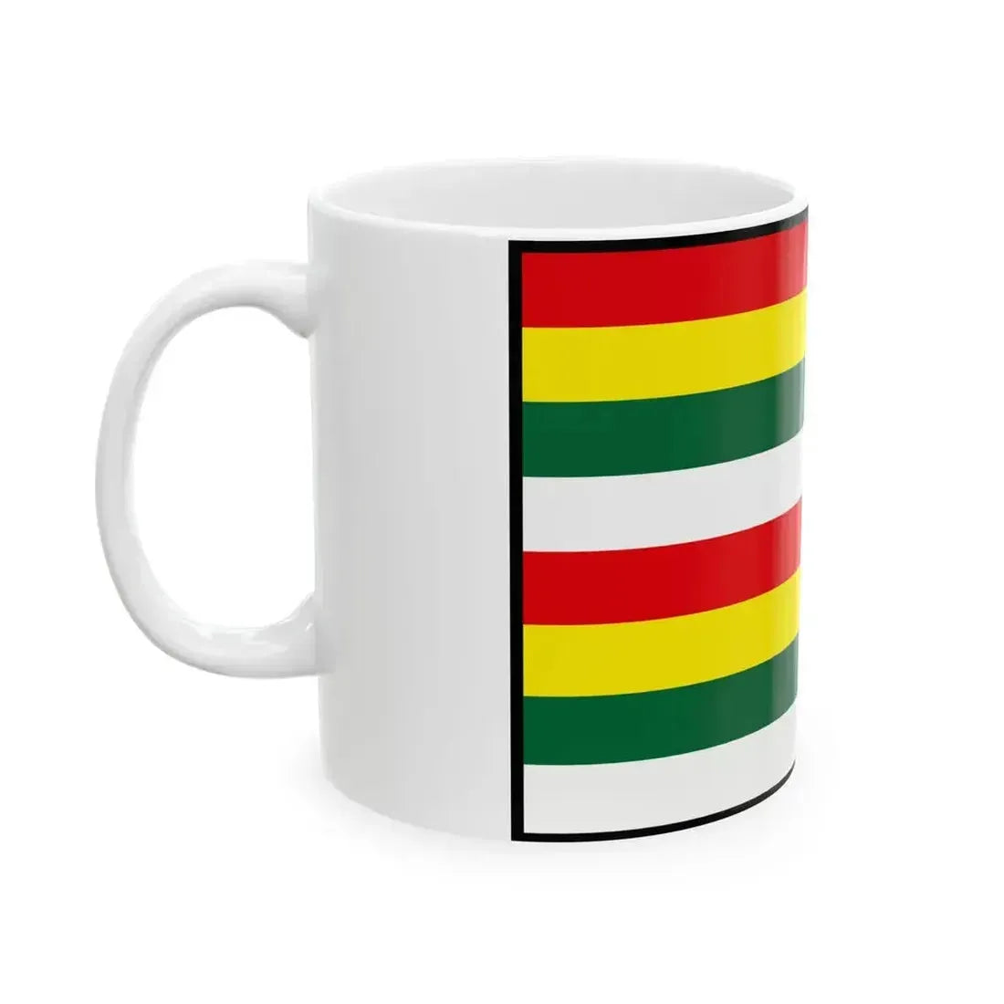 Celovce Trebisov Flag (Slovakia) White Coffee Mug - Go Mug Yourself