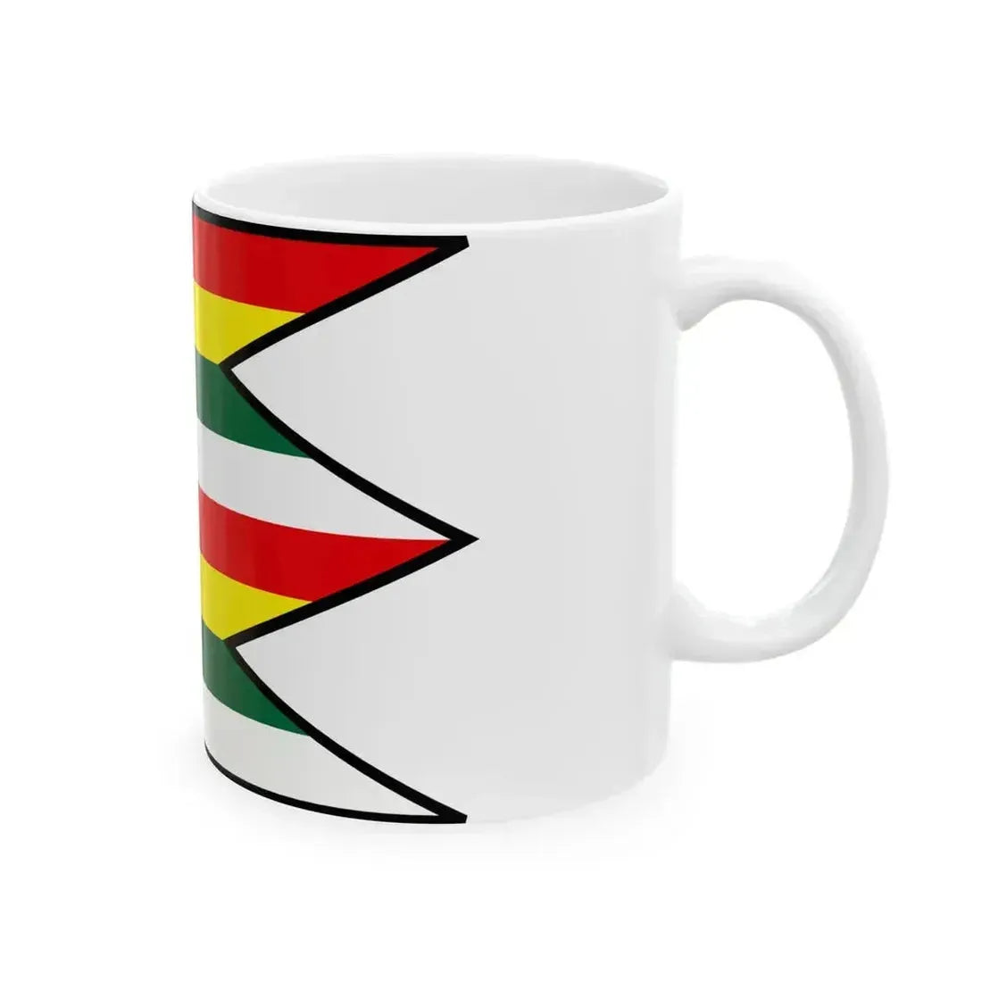 Celovce Trebisov Flag (Slovakia) White Coffee Mug - Go Mug Yourself