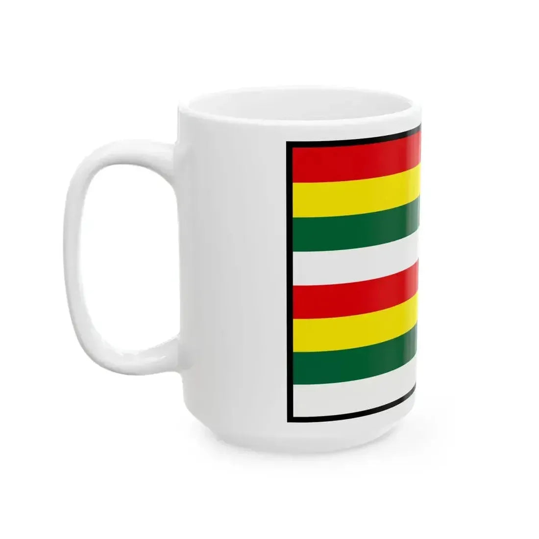 Celovce Trebisov Flag (Slovakia) White Coffee Mug - Go Mug Yourself