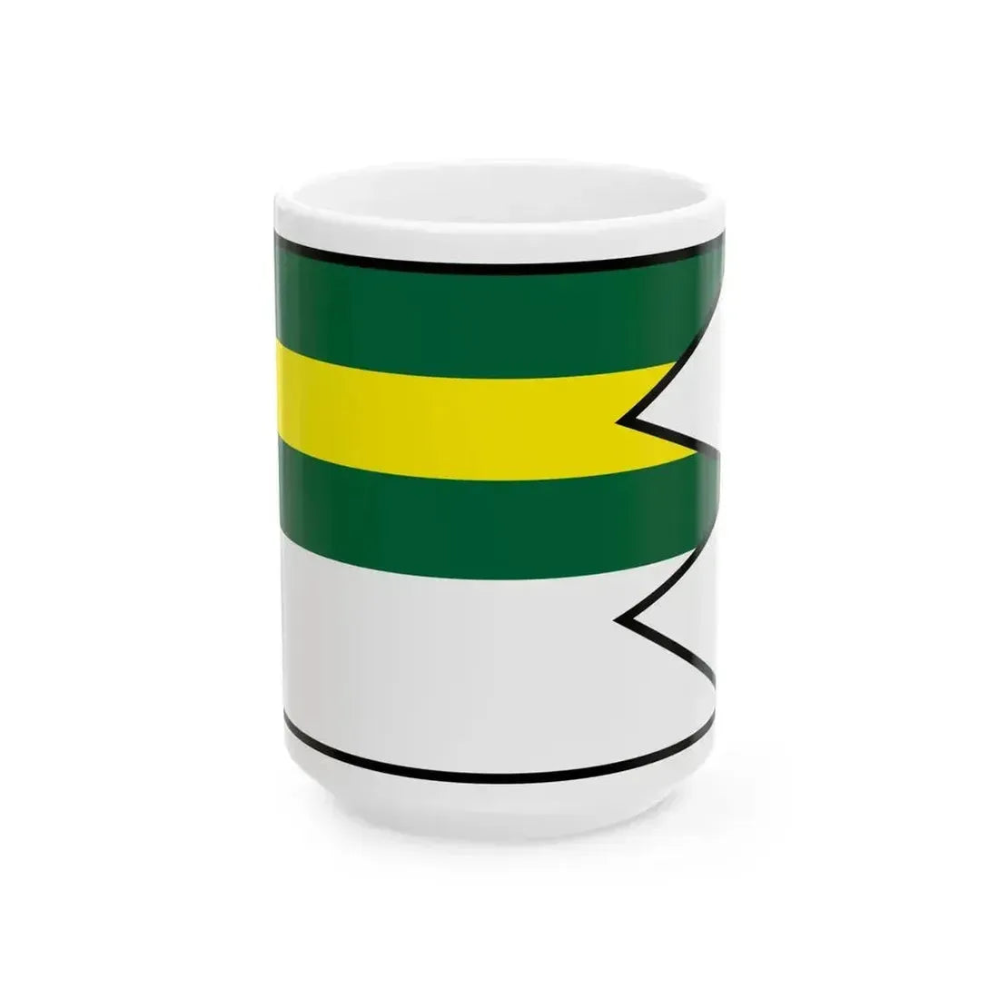 Celovce Velky Krtis Flag (Slovakia) White Coffee Mug 15oz - Go Mug Yourself