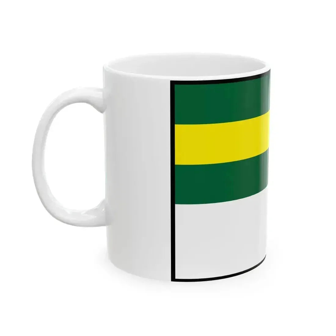 Celovce Velky Krtis Flag (Slovakia) White Coffee Mug - Go Mug Yourself