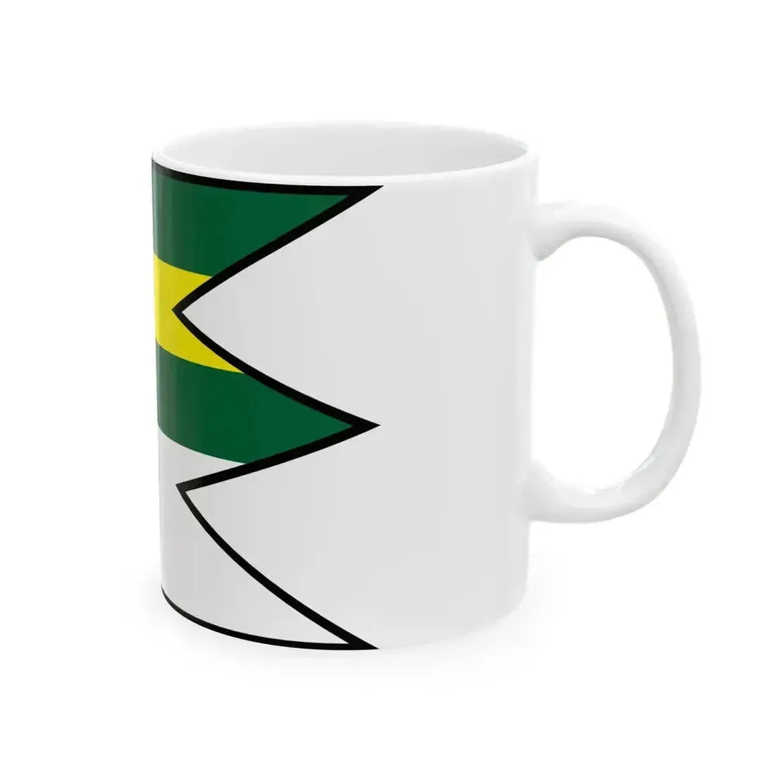 Celovce Velky Krtis Flag (Slovakia) White Coffee Mug - Go Mug Yourself