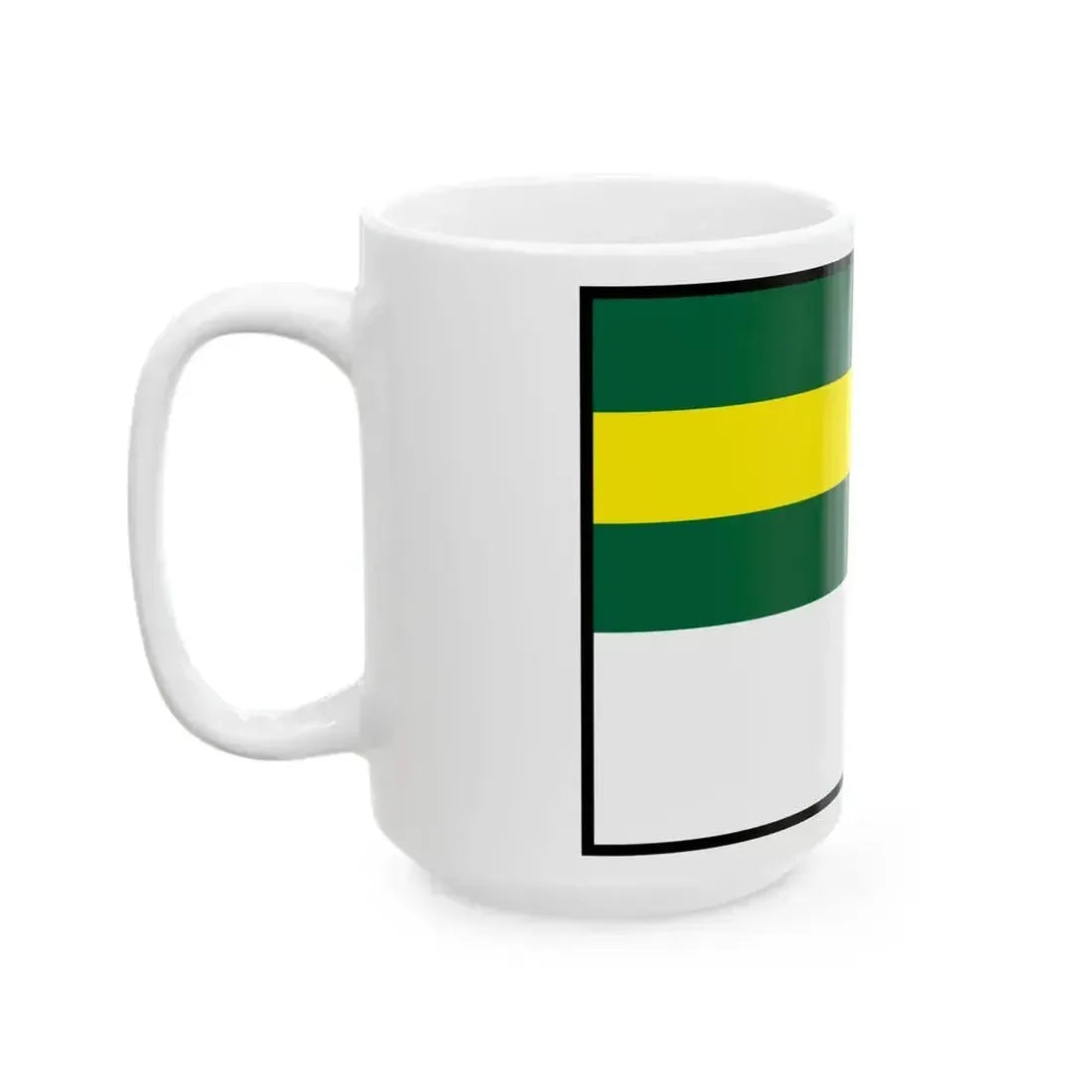 Celovce Velky Krtis Flag (Slovakia) White Coffee Mug - Go Mug Yourself