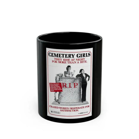 CEMETERY GIRLS (COUNT DRACULA'S GREAT LOVE) 1973 Movie Poster - Black Coffee Mug 11oz - Go Mug Yourself