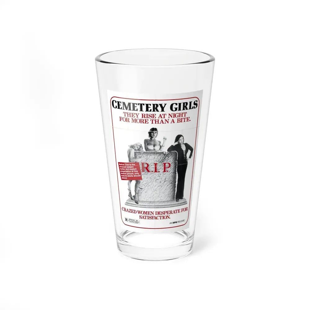 CEMETERY GIRLS (COUNT DRACULA'S GREAT LOVE) 1973 Movie Poster - Pint Glass 16oz 16oz - Go Mug Yourself