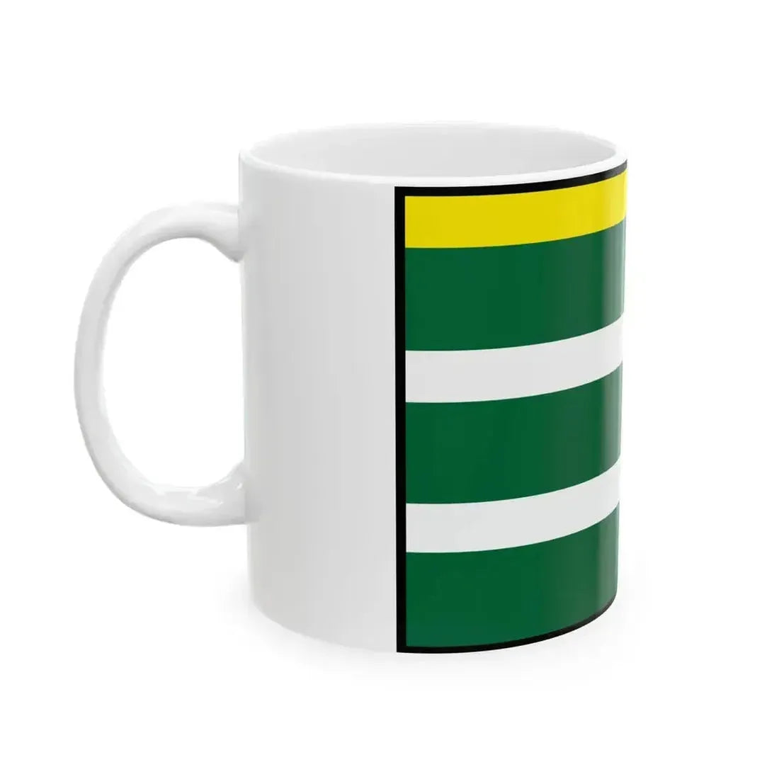 Cenkovce Dunajska Streda Flag (Slovakia) White Coffee Mug - Go Mug Yourself