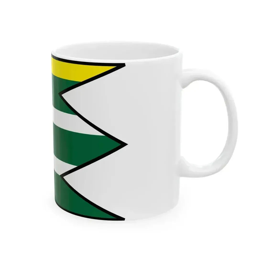 Cenkovce Dunajska Streda Flag (Slovakia) White Coffee Mug - Go Mug Yourself