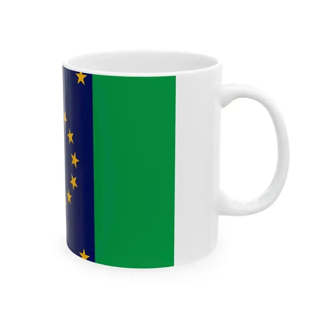Centennial Flag (India) White Coffee Mug - Go Mug Yourself