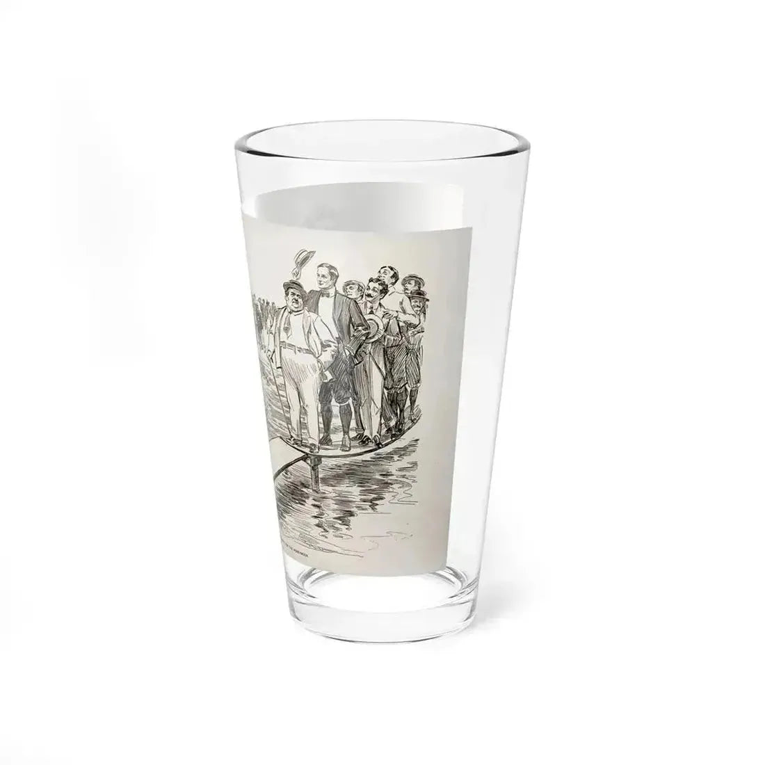 Centerfold in Life magazine, August 16, 1900 (Magazine Illustration) Pint Glass 16oz - Go Mug Yourself