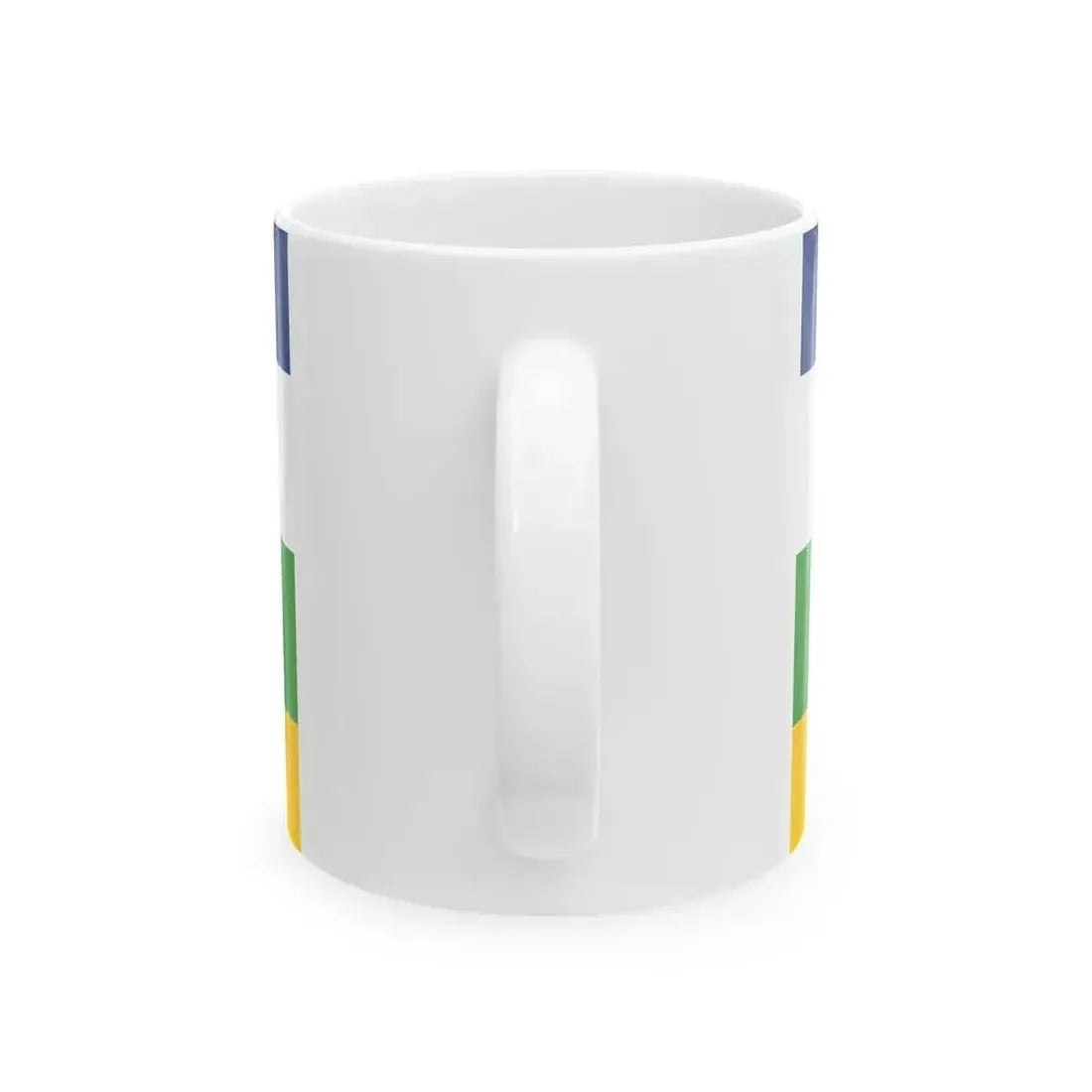 Central African Republic Air force fin flash port side (Central African Republic) White Coffee Mug - Go Mug Yourself