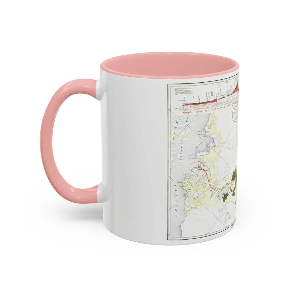 Central America - Panama Canal (1905) (Map) Accent Coffee Mug - Go Mug Yourself