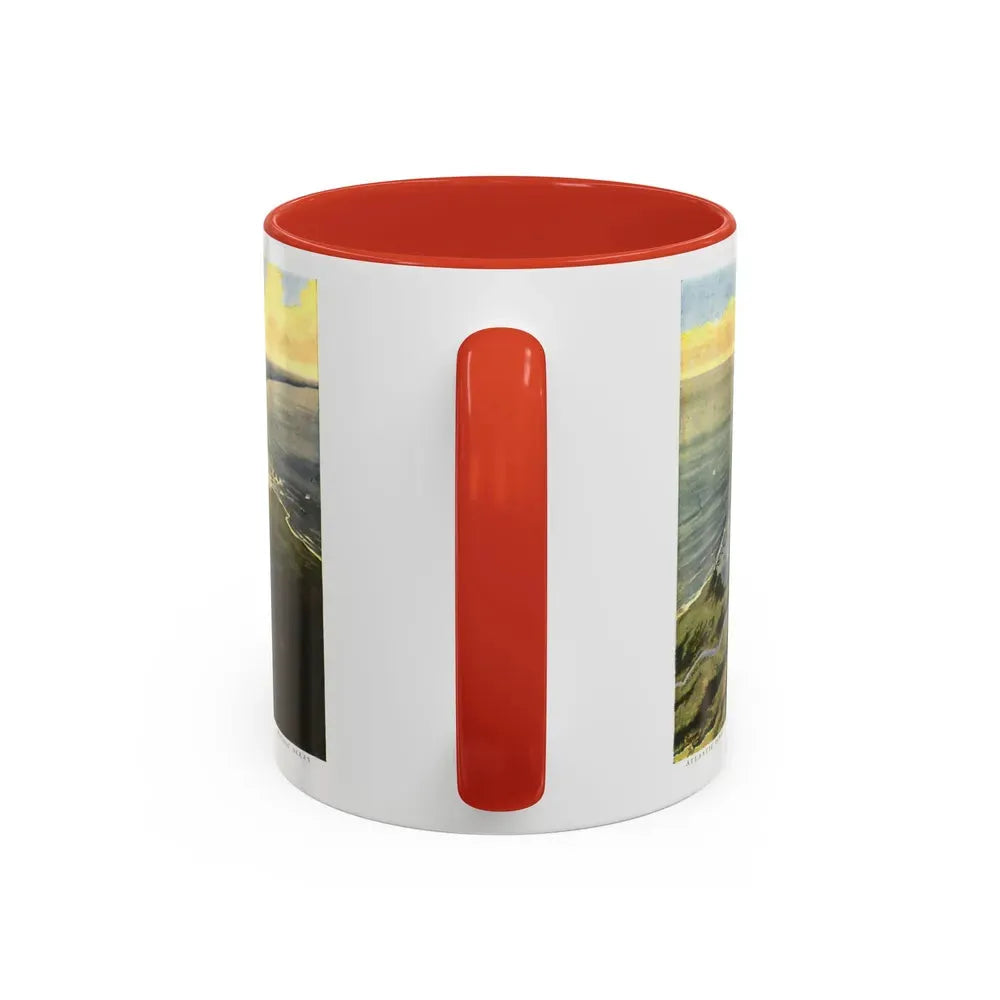 Central America - Panama Canal (1912) (Map) Accent Coffee Mug - Go Mug Yourself