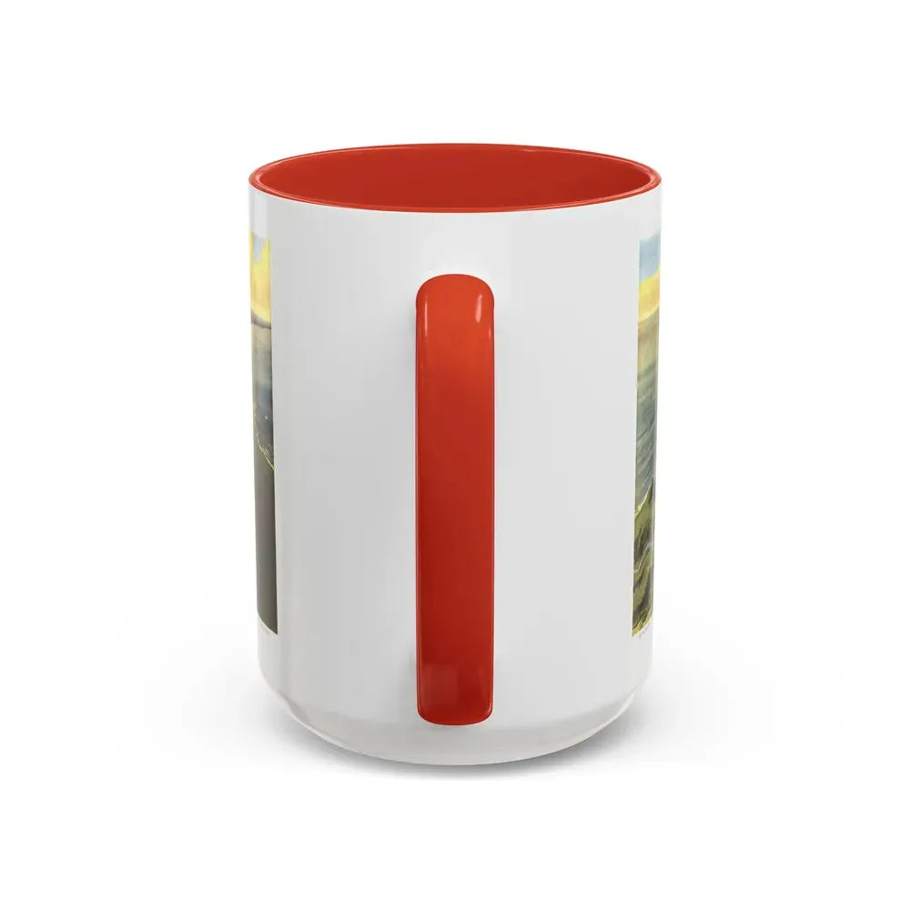 Central America - Panama Canal (1912) (Map) Accent Coffee Mug - Go Mug Yourself
