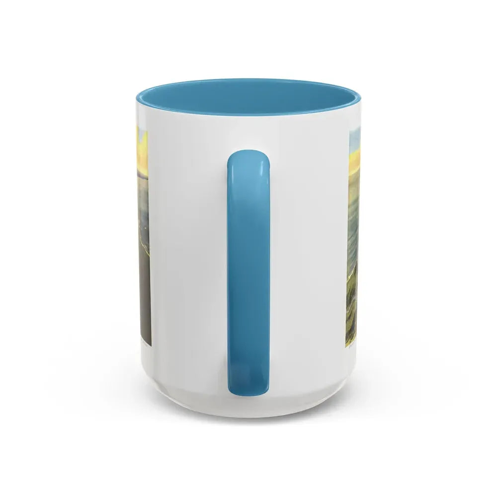 Central America - Panama Canal (1912) (Map) Accent Coffee Mug - Go Mug Yourself
