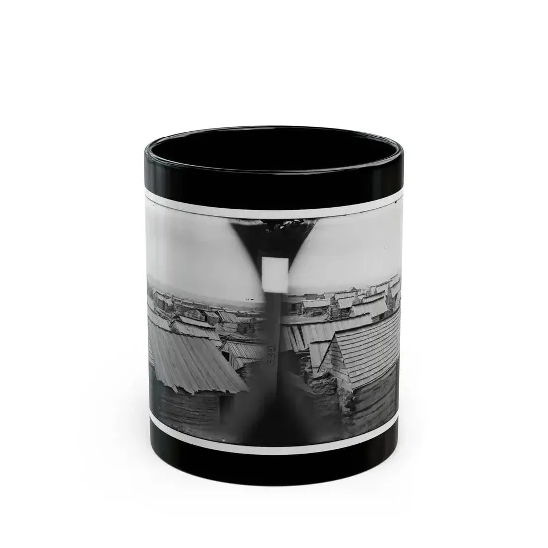 Centreville, Va. Confederate Winter Quarters (U.S. Civil War) Black Coffee Mug 11oz - Go Mug Yourself