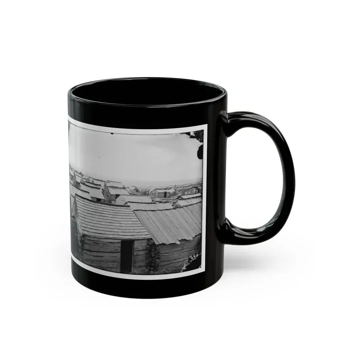 Centreville, Va. Confederate Winter Quarters (U.S. Civil War) Black Coffee Mug - Go Mug Yourself