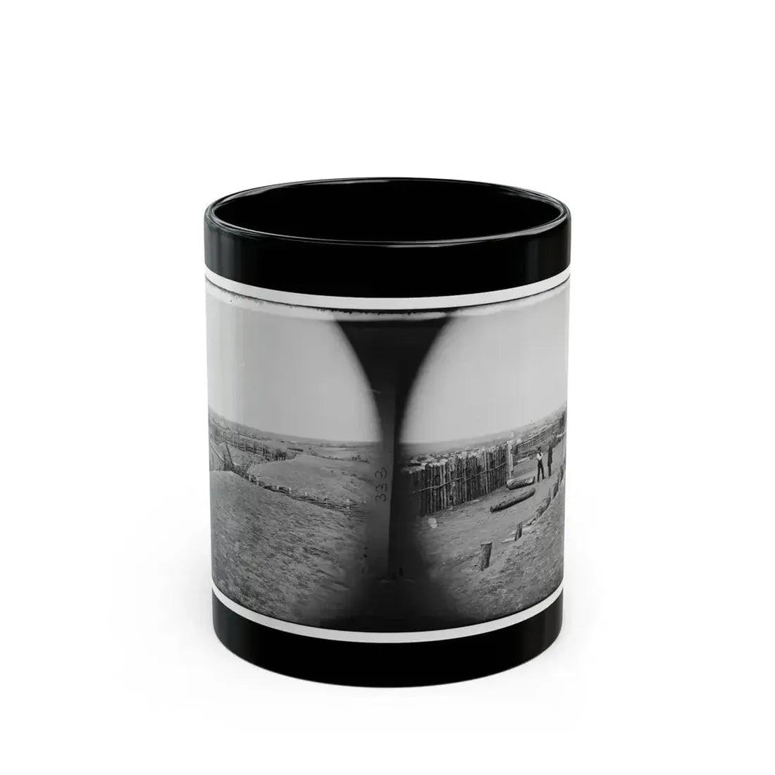 Centreville, Va. The Principal Fort (U.S. Civil War) Black Coffee Mug 11oz - Go Mug Yourself