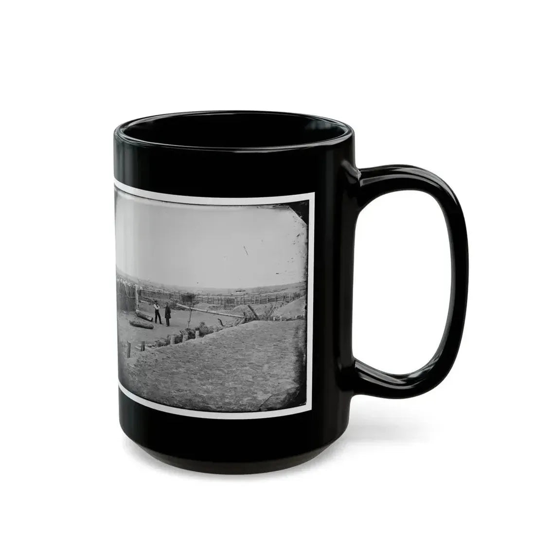 Centreville, Va. The Principal Fort (U.S. Civil War) Black Coffee Mug - Go Mug Yourself